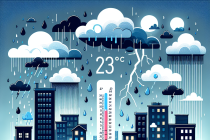 Piątek 13.09: deszcz, burze, 12-23°C