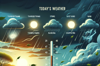 Pogoda dziś: opady, burze, wiatr i zmienne temperatury