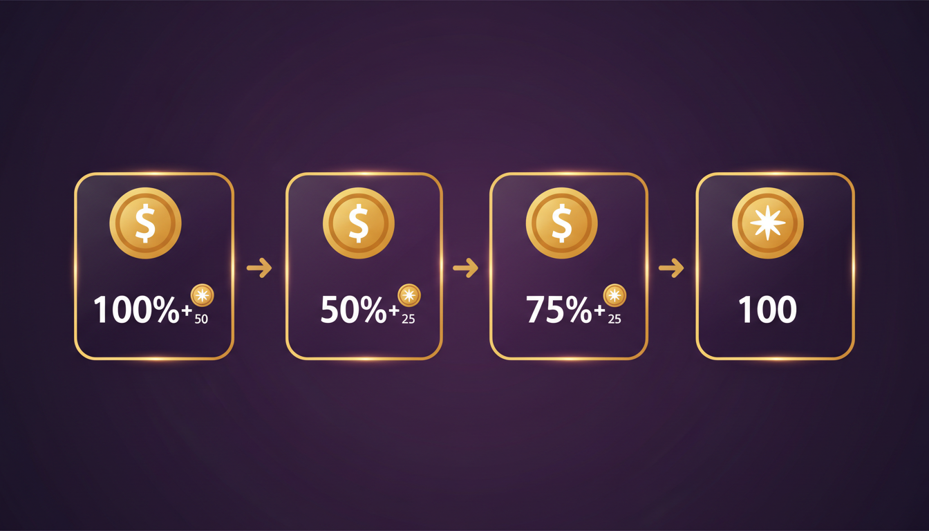 Infografika przedstawiająca bonus powitalny w Lizaro