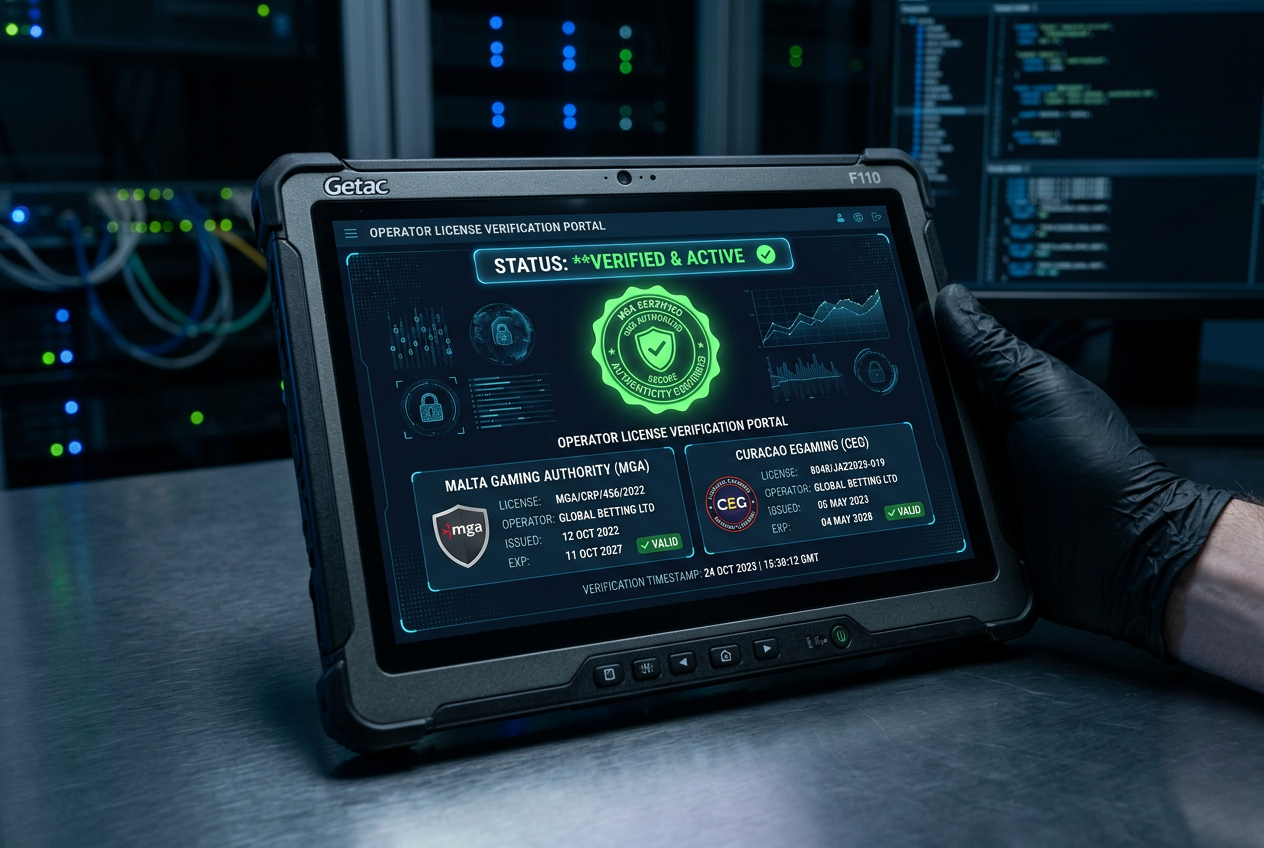 Cyfrowe licencje i certyfikaty bezpieczeństwa kasyn online MGA oraz Curacao