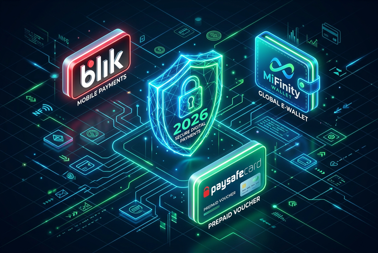 Professional comparison of digital payment methods on a tablet screen with modern fintech icons